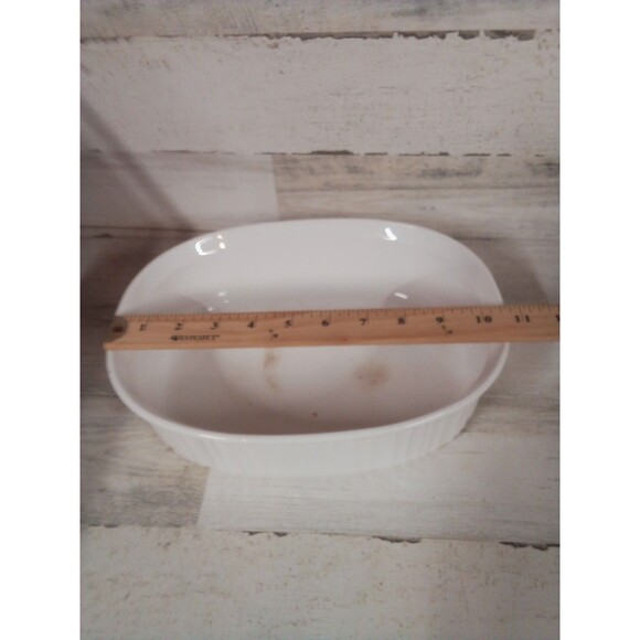 White Made In The USA  CorningWare Dish See Photos For Stating - Picture 16 of 16